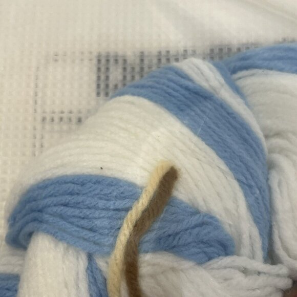 Vintage 1980 Dimensions Needlepoint Kit 2170 Baby Frame Birth Record Sealed - Picture 11 of 15